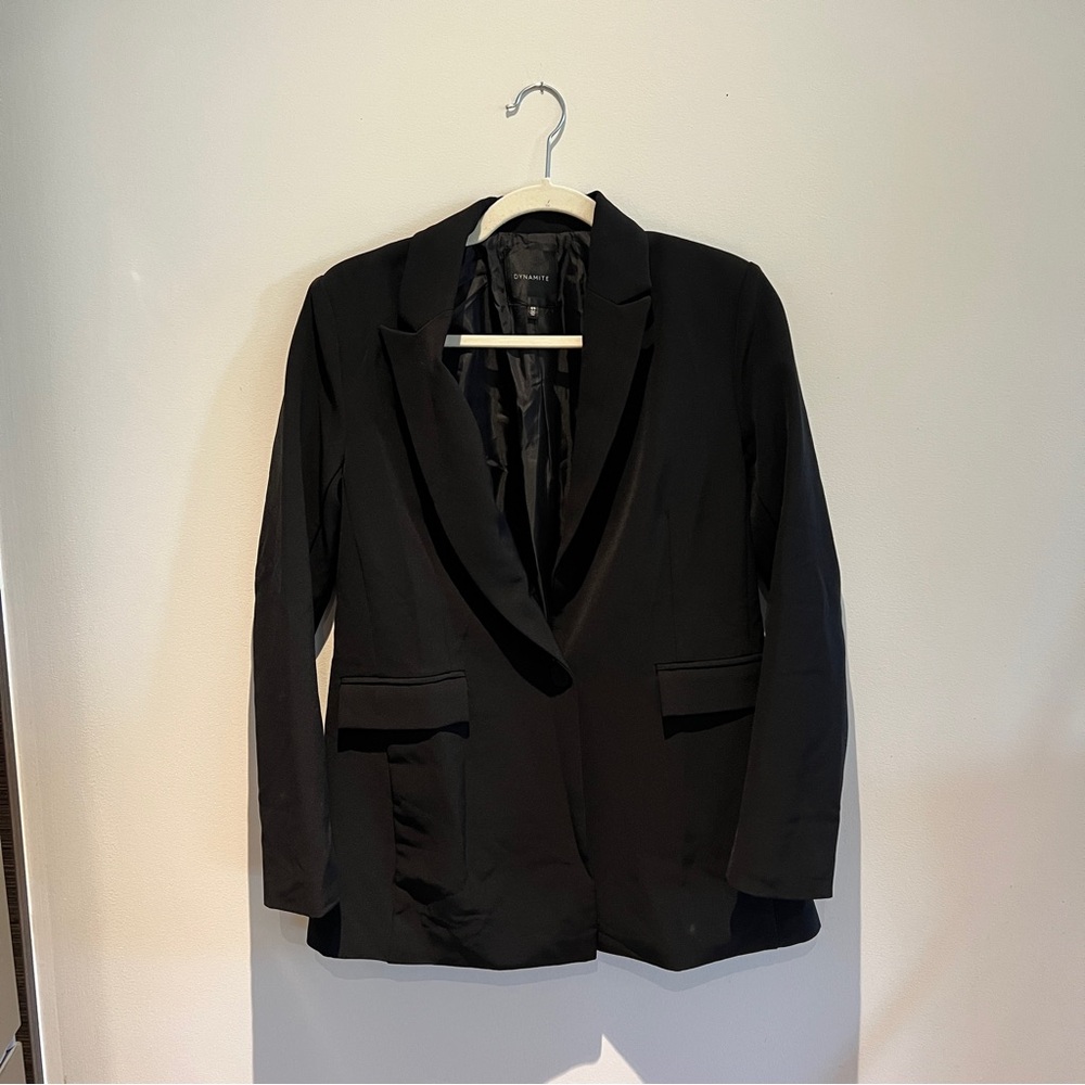 Dynamite Classic Black Blazer - Picture 1 of 4